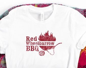 Mr Robot Shirt / Red Wheelbarrow BBQ / Mr Robot Gift For Fan / Cool Computer Hacker Gift / fsociety Shirt / Christmas Present TV Show (0953)