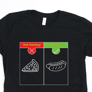 Not Hotdog Shirt / Jian Yang TShirt / Jimmy Yang App / Silicon Valley Fan / Silicon Valley Gift / Funny TV Show Tee / (1465)