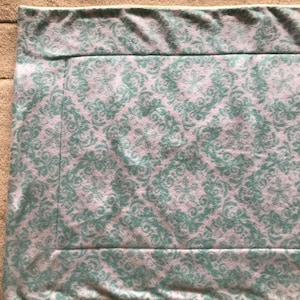 Guinea Pig Fleece Cage Liner, Living World Cage 23 by 38 Liner,  Hedgehog Fleece, Guinea Pig Cage Liner, Damask Pet Blanket, Rabbit Cage