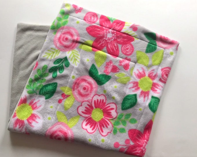 Oxbow Cage Liner, 18 by 36 Cage, Hedgehog Fleece Liner, Chinchilla Fleece, 25 by 47 Cage, Floral