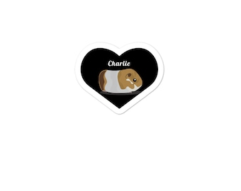 Customized Guinea Pig Sticker, Personalized Pet Gifts, Personalized Guinea Pig Stickers