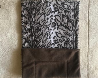 18x36 Oxbow Fleece Cage Liner - Animal Print Guinea Pig Bedding - Washable, Reusable Fleece Liner - Cage Liners Rabbit