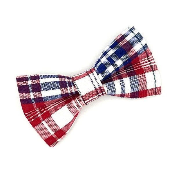 First Date, Plaid Dog Bow Tie, Puppy Bow Tie, Dog Accessories, Slip On Bow Tie For Collar, Cute Dog Bow Tie, Dog Gifts, Dog Mom Gift