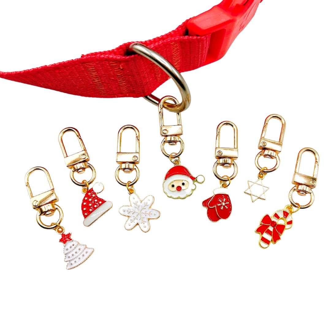 Collar Charms, Christmas Dog Collar Charm, Pet Collar Charm, Dog Collar