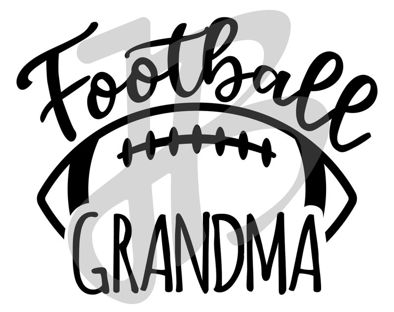 Football Grandma Names SVG Vector Art Digital Download - Etsy