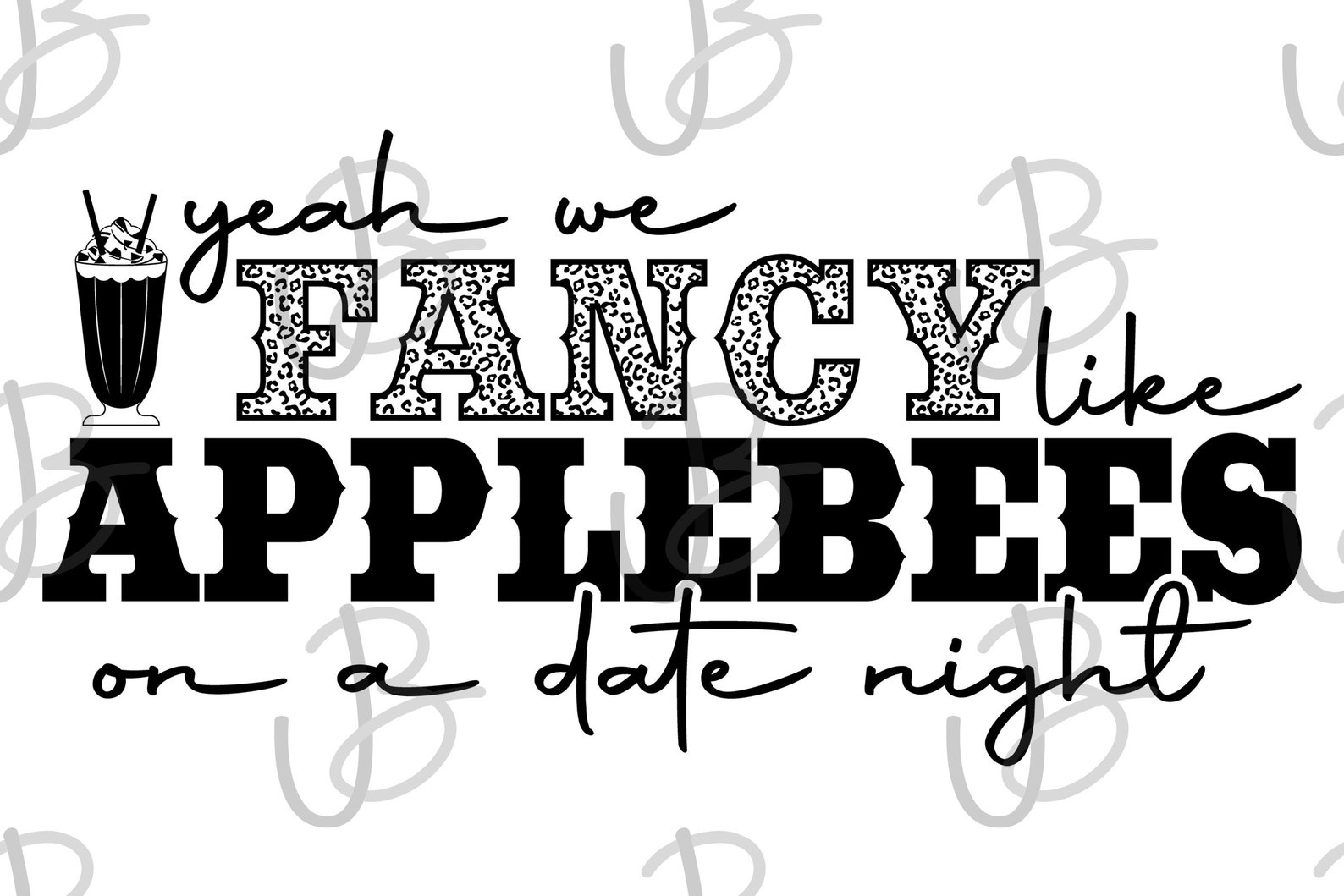 Fancy Like Applebees on a Date Night SVG PNG Digital Download Etsy