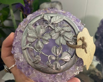 Hand Crafted Ametrine Crystal Vase: Reiki Infused / Metaphysical Crystals
