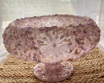 Morganite Crystal Vase: Reiki Infused Centerpiece / Love Stone / Metaphysical Crystals
