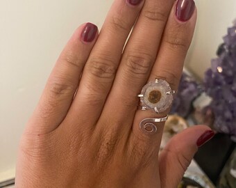 Stalactite Ring / Stalactite / Gemstone Jewelry /  Crystals / Gems / Gemstones