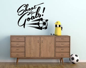 Footballer Soccer World Cup Kids Room Vinyl Home Wall Decal Sticker SP5