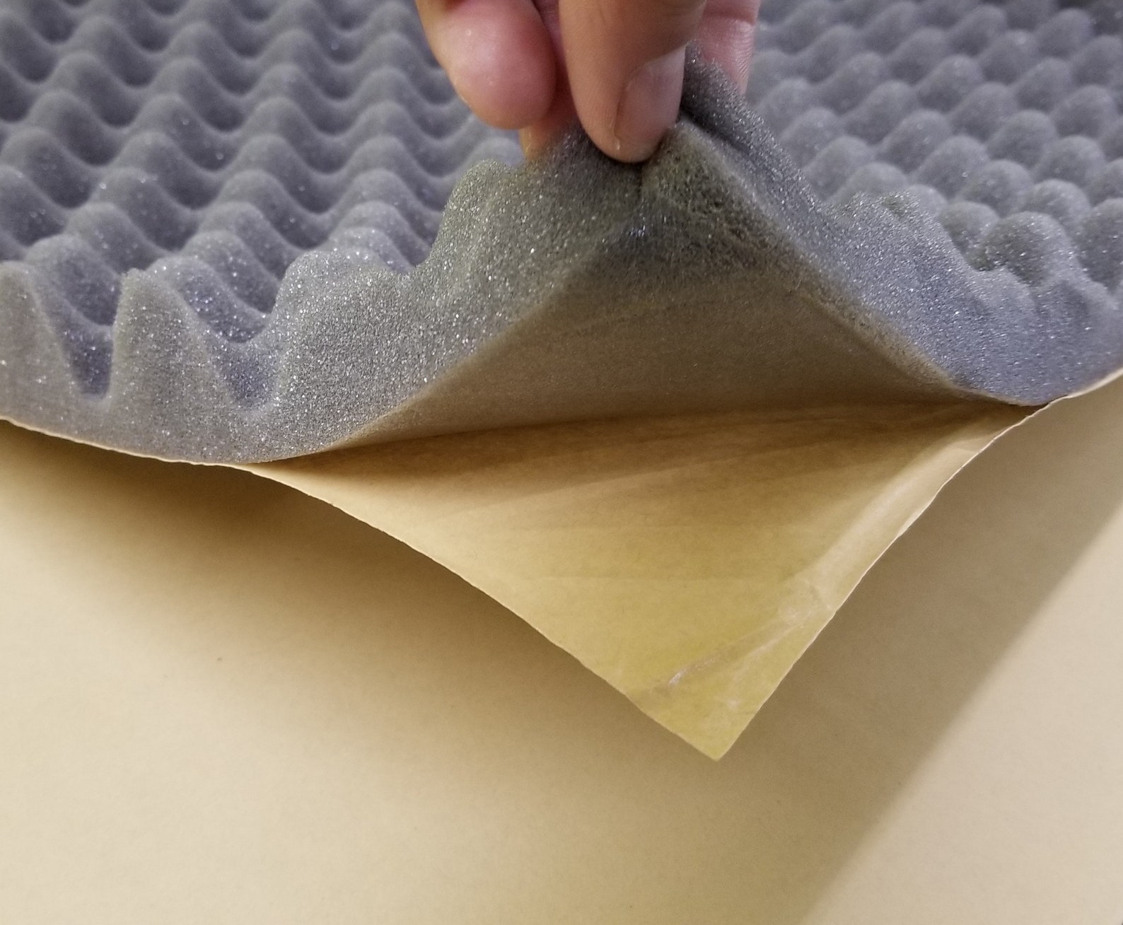 Self Adhesive Acoustic Foam Egg Crate Panel Studio Foam Wall Etsy