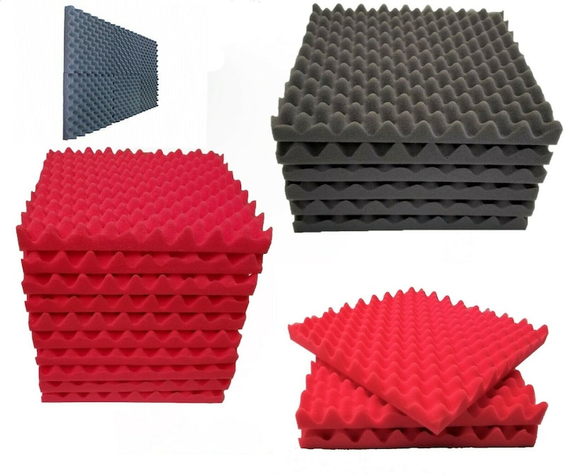 72 Packs Premium Quality Acoustic Foam Egg Crate Panel Studio Etsy