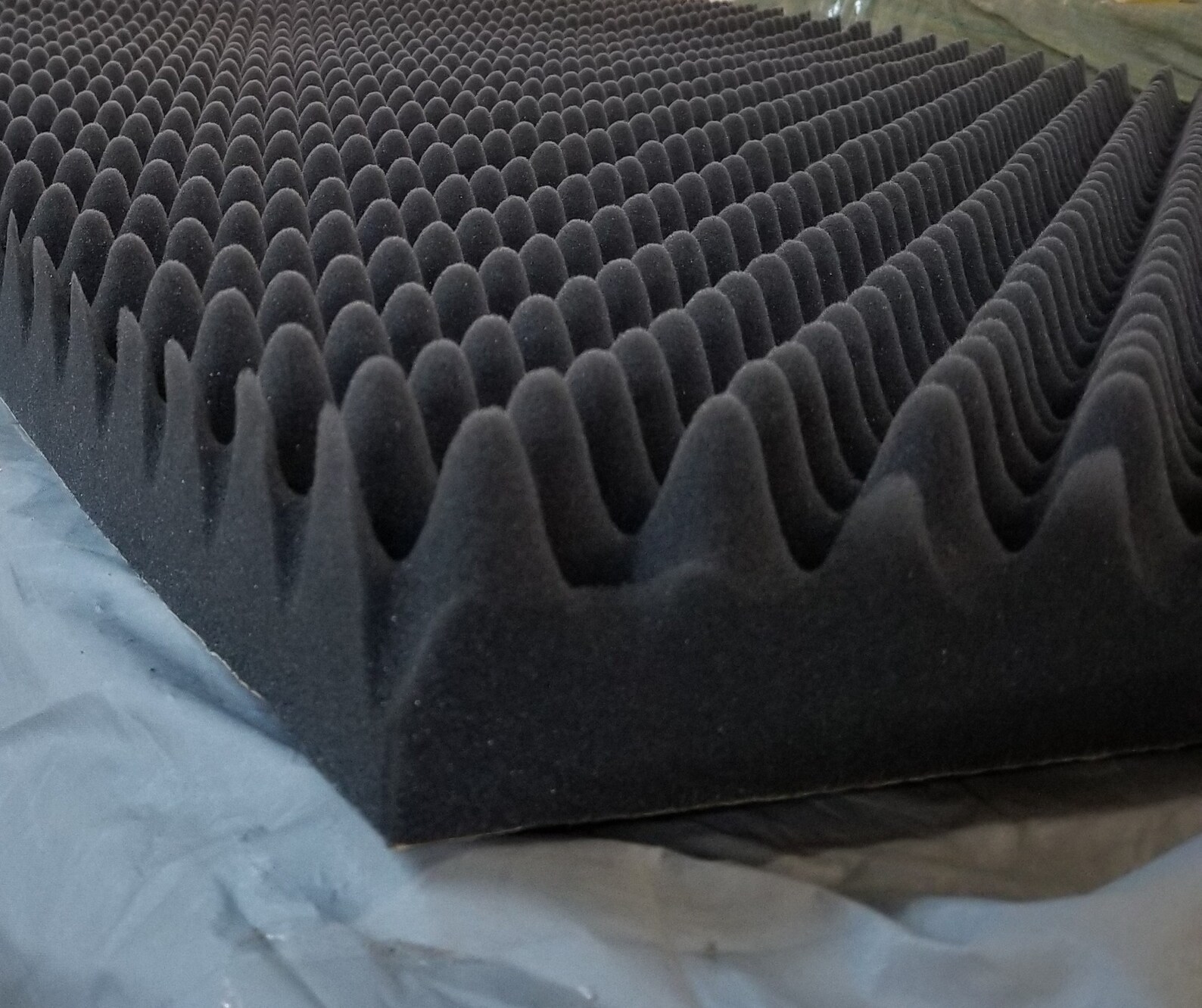 Self Adhesive Acoustic Foam Egg Crate Panel Studio Foam Wall Etsy