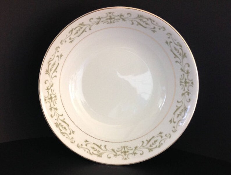 Allegro Green by Fine China of Japan Set of Salt and Pepper Etsy