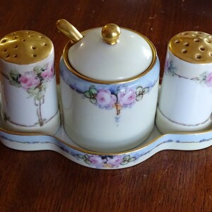 Pattern No Howard Sprays 2991 Hammersley Bone China Salt and Pepper Shakers
