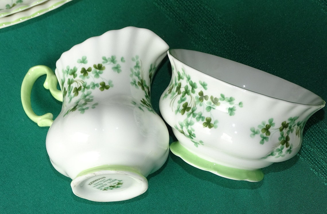 Shamrock by Royal Albert England vintage bone china for Etsy