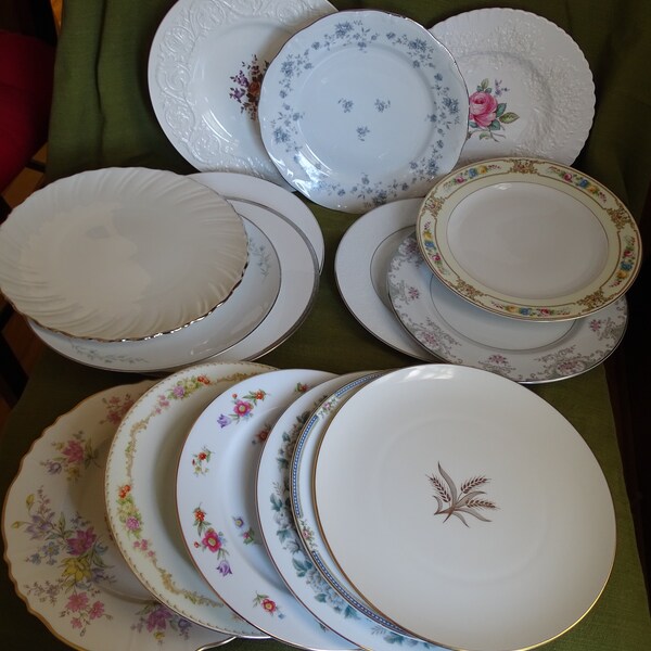 Mismatched Dinner Plates Etsy