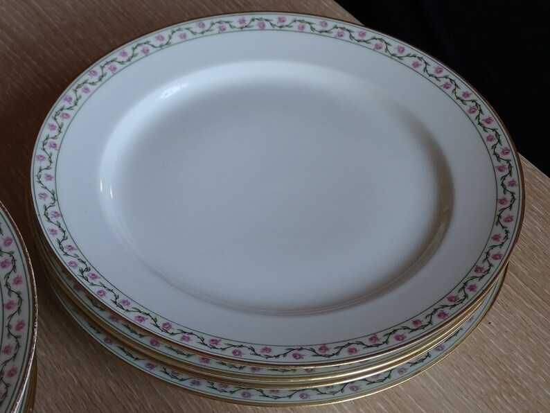 GDA Limoges France Collectible Antique Pink Rose China Set Etsy