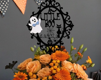 Um Pequeno Boo Está Quase Chegando, Chá de Bebê com Tema de Halloween, Centro de Mesa para Chá de Bebê, Chá de Bebê em Outubro, Decoração de Mesa para Chá de Bebê