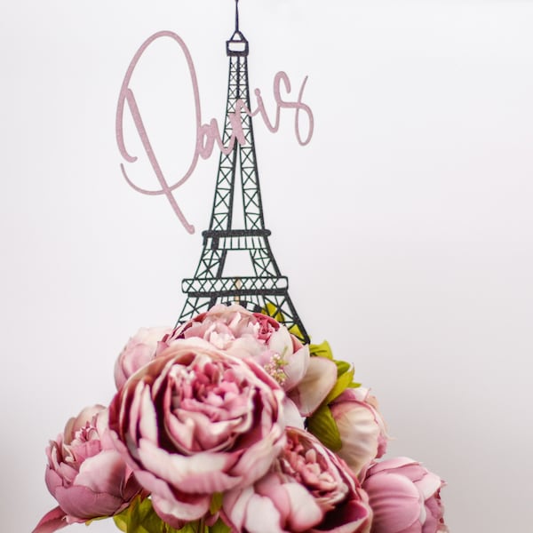 Paris Party Decorations, Eiffel Tower Centerpiece, Paris Bridal Shower, Paris Baby Shower, Paris Birthday Party