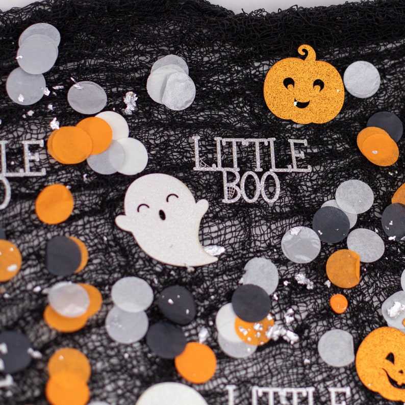 Halloween Baby Shower, Halloween Birthday, Little Boo Baby Shower, Little Boo Birthday, Baby Shower Decorations Gender Neutral image 9