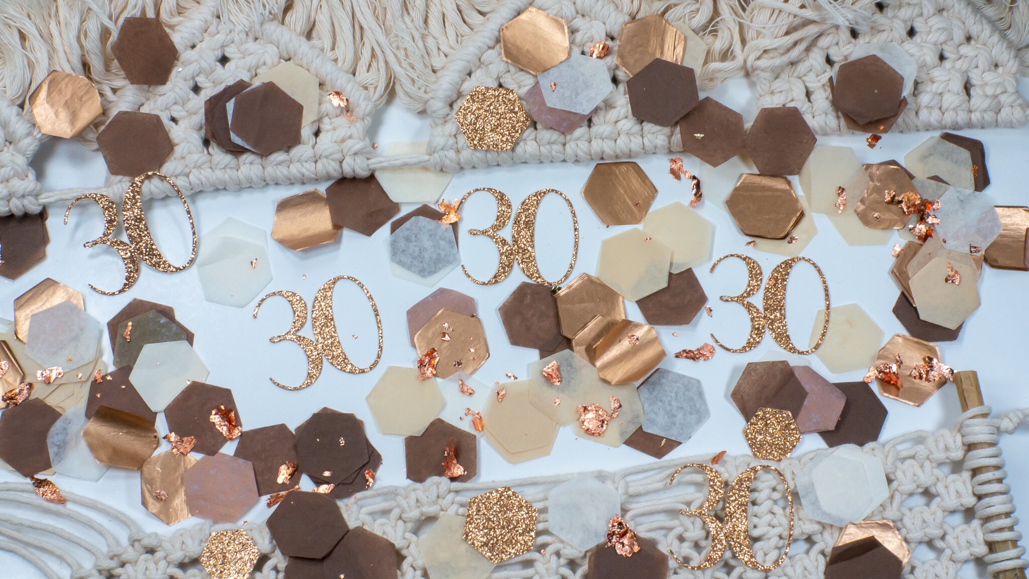 Boho Party Decor Custom Confetti Birthday Decorations For Women Personalized Birthday 30th Birthday Decorations Party