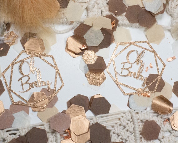 Boho Baby Shower Decorations, Oh Baby, Baby Shower Decorations Gender Neutral, Baby Shower Decor, Baby Shower Confetti Il_570xn