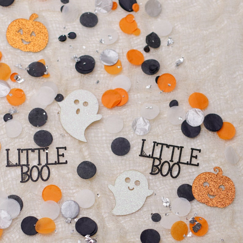 Halloween Baby Shower, Halloween Birthday, Little Boo Baby Shower, Little Boo Birthday, Baby Shower Decorations Gender Neutral image 5