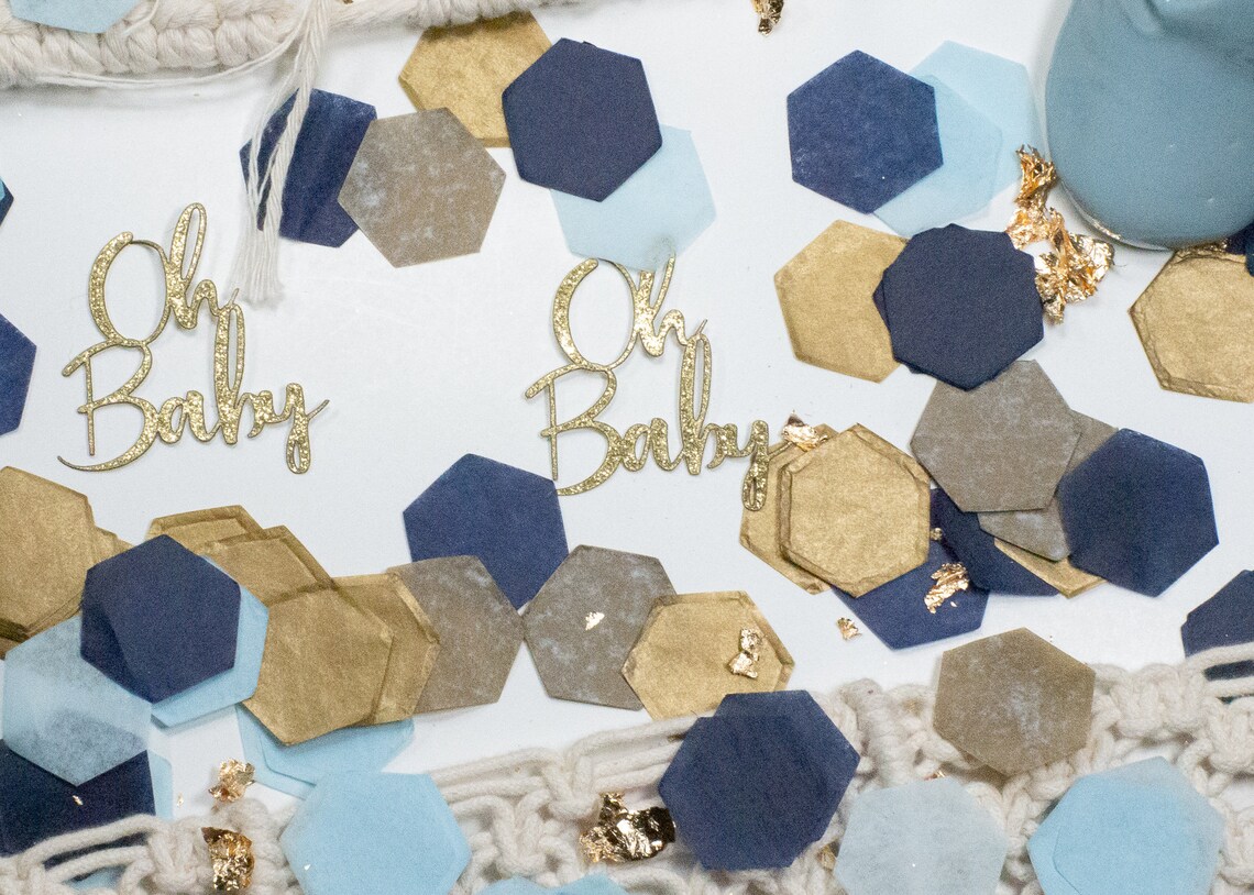 Baby Boy Shower Decorations Oh Baby Baby Boy Shower Baby Etsy