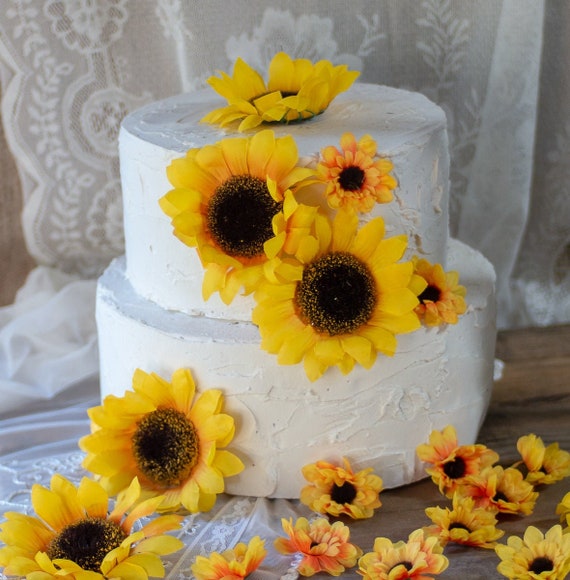 Baby Shower Decor, Artificial Sunflower, Party Decorations, Birthday party Decorations, Bridal Shower Decor, Wedding Table Decorations Il_570xn
