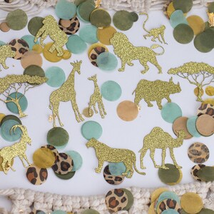 Safari Baby Shower, Safari Animals, Jungle Baby Shower, Wild One Birthday, Wild One Baby Shower, Safari Birthday Decorations, Confetti