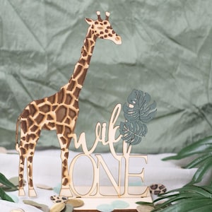 Wild One Birthday Decorations For Boys Safari, Centerpiece, Jungle Baby Shower, Jungle Theme Birthday Decorations