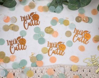 Little Cutie Baby Shower, Baby Shower Confetti, A Little Cutie Is on The Way, Baby Shower Table Decorations, Table Confetti