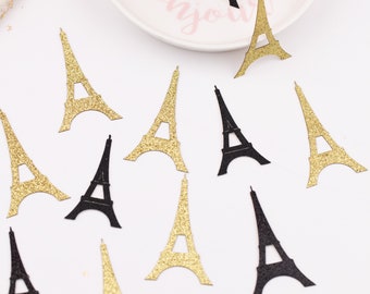 Paris Party Decor, Eiffel Tower Centerpiece, Paris Theme Bridal Shower, Confetti, Paris Theme Party, Eiffel Tower Birthday