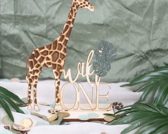 Wild One Birthday Decorations For Boys Safari, Centerpiece, Jungle Baby Shower, Jungle Theme Birthday Decorations