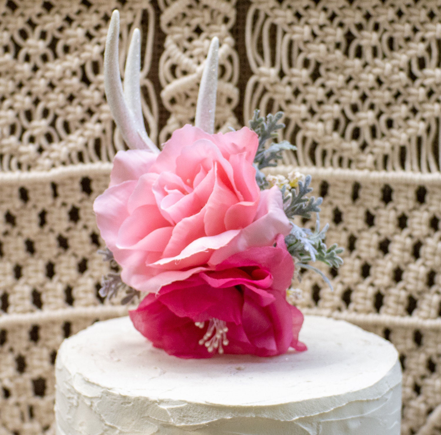 bohemian baby shower cake