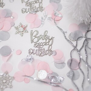 Baby Its Cold Outside Baby Shower, Winter Wonderland, Snowflake Confetti, Winter Onederland, Winter Gender Reveal, Winter Baby Shower