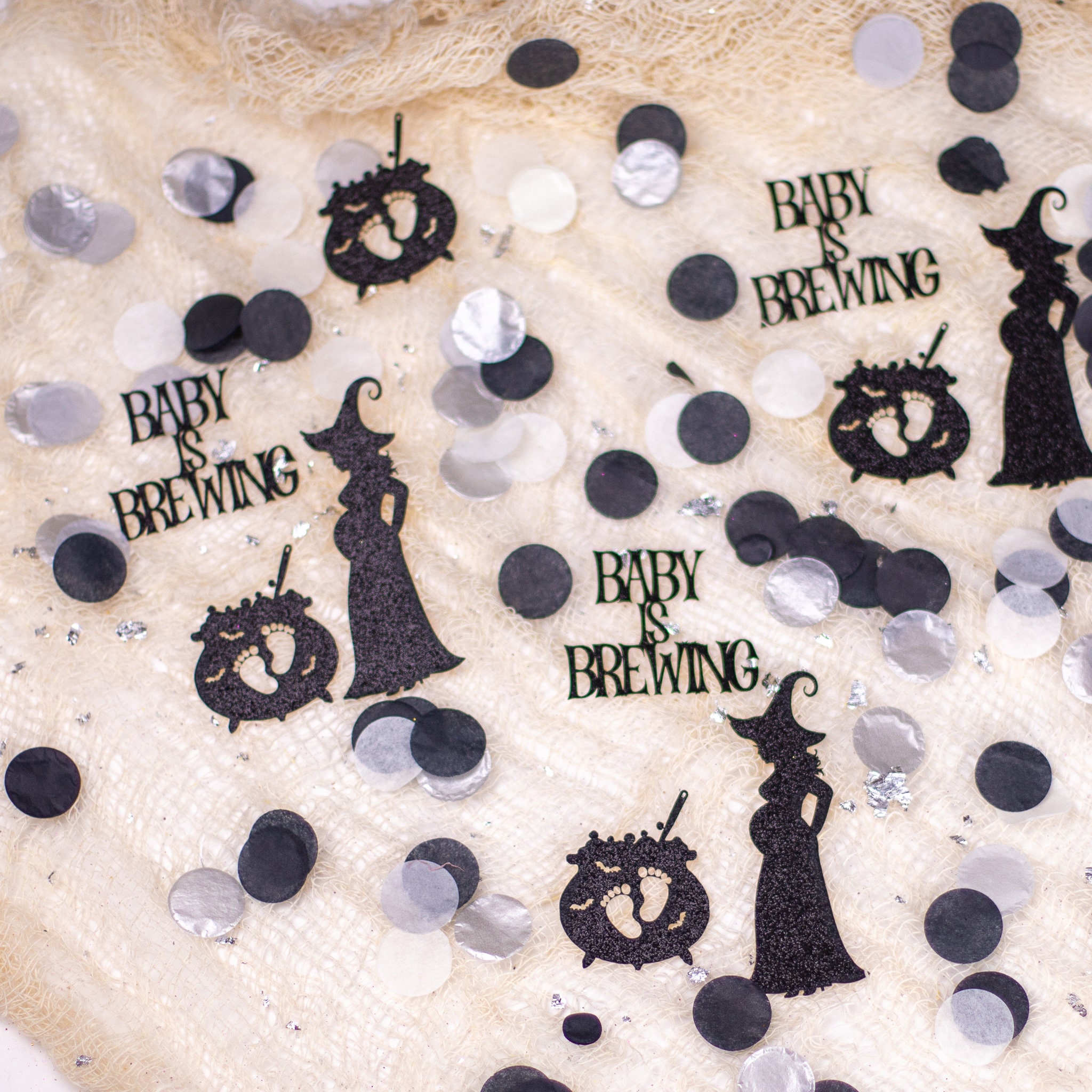 A Baby Is Brewing Halloween Baby Shower Baby Shower Table Decorations Confetti