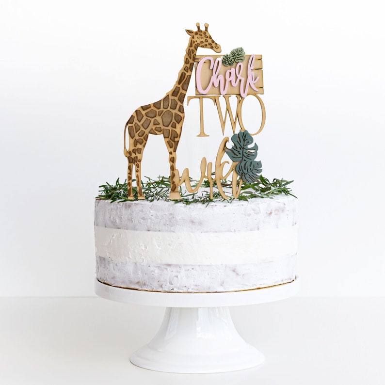 Two Wild Birthday, Custom Cake Topper, Safari 2nd Birthday, Jungle Theme Birthday Decorations, 2nd Birthday Girl or Boy, Party Decorations