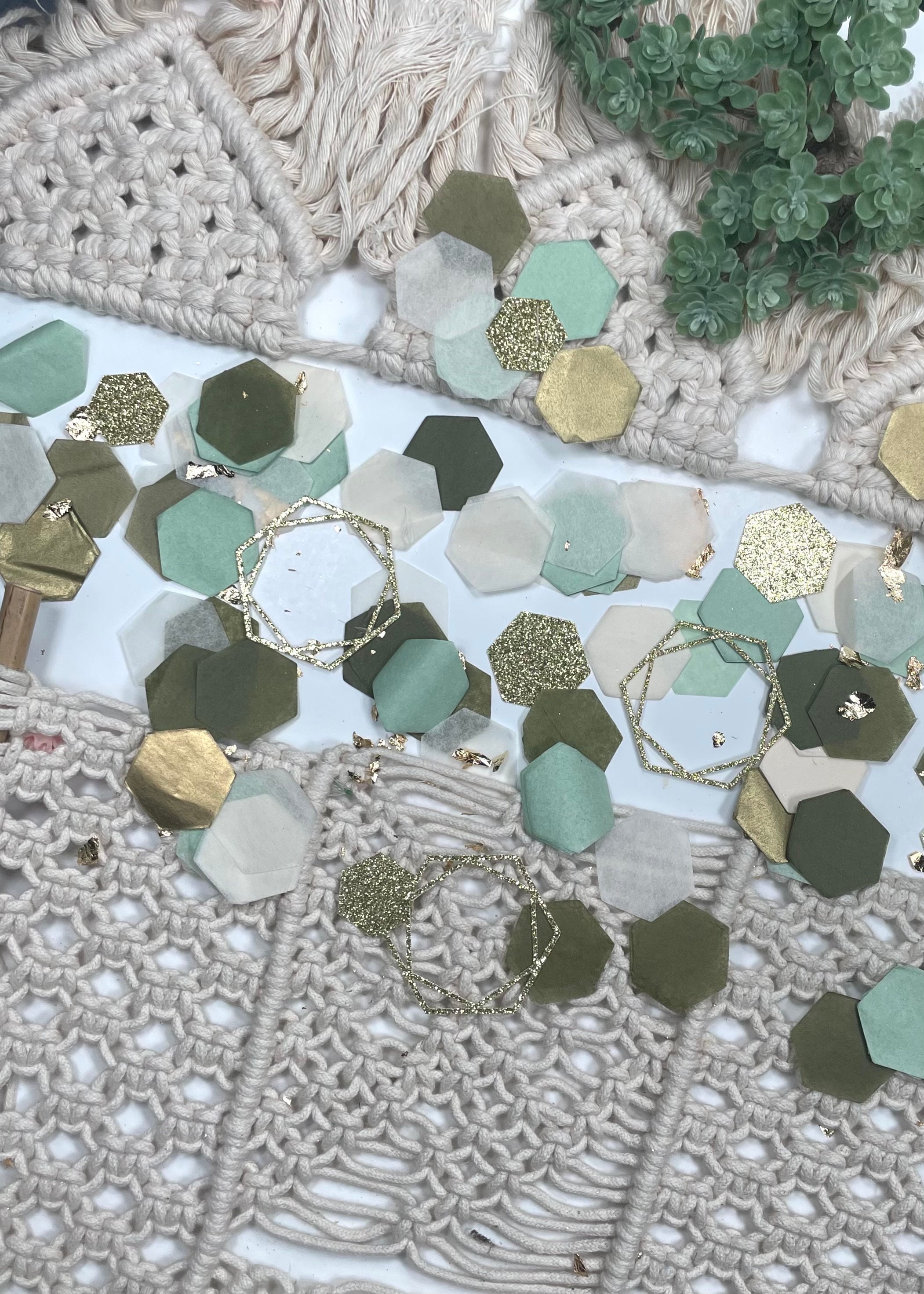 Greenery Baby Shower Baby Shower Boy Baby Girl Shower Baby Sprinkle Boho Baby Shower ConfettiGender Neutral Baby Shower
