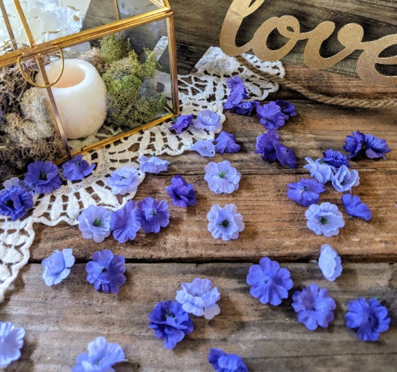 Flower Confetti, Baby Breath, Artificial Flowers, Floral Baby Shower Decor, Lavender Decorations for Girls Party Il_570xn