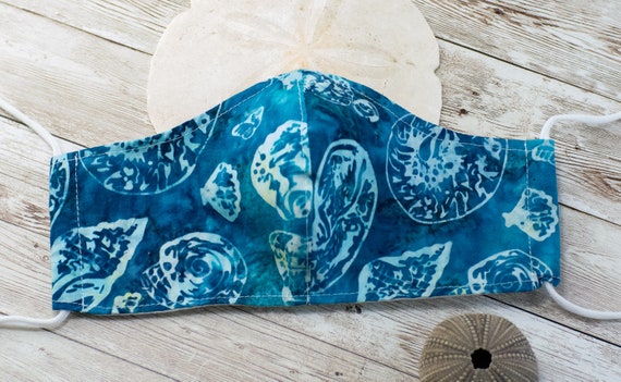 Beach Face Mask, Face Mask with Pocket for Filter and Nose Wire, Face Mask Adult, Reusable Face Mask, Cotton Face Mask, Washable Face Mask Il_570xn