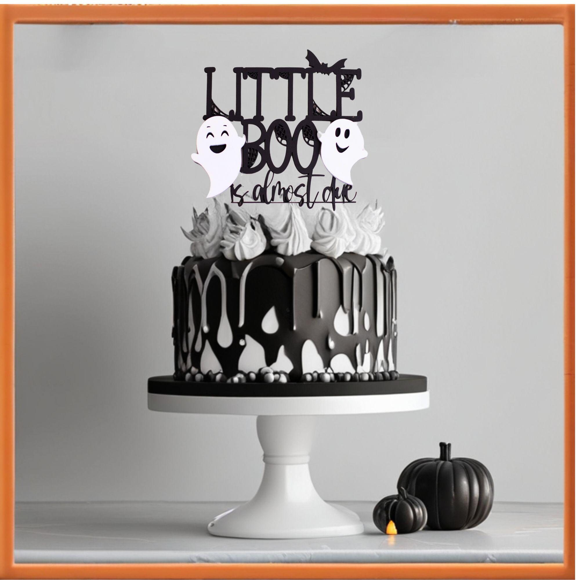 Halloween Baby Shower Cupcake Toppers - 36pcs Batty For Baby Decor, Double-Sided, Gender Reveal Party Supplies - View #11