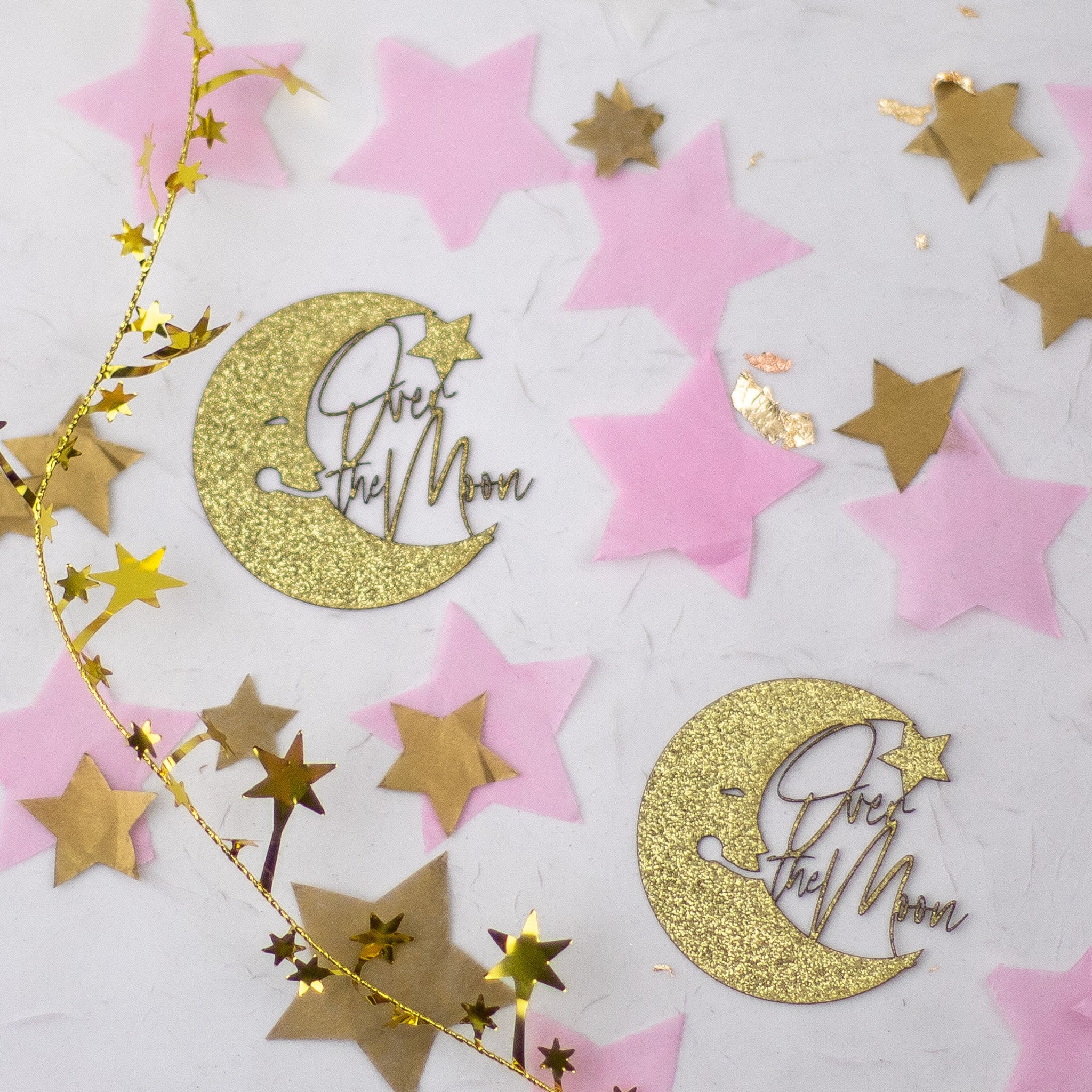 Decoraciones para baby shower con temática de luna, baby shower con  temática de luna y estrellas, baby shower con temática lunar, confeti, luna  rosa - Etsy México, image size:2048x2048