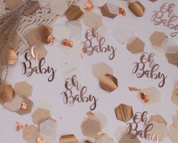 Boho Baby Shower, Oh Baby, Baby Shower Decorations Gender Neutral, Baby Shower Confetti, Shower Baby Decorations Il_570xn
