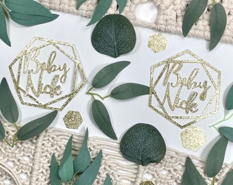 Greenery Baby Shower, Custom Confetti, Custom Name, Baby Shower Decor, Baby Boy Shower Decorations, Baby Shower Confetti, Baby Shower Girl