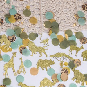 Safari Baby Shower, Safari Animals, Jungle Baby Shower, Wild One Birthday, Wild One Baby Shower, Safari Birthday Decorations, Confetti