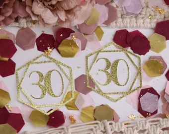 30th Birthday, 50th Birthday, Custom Confetti, Personalized Confetti, 21st Birthday, 60th Birthday, Rose Gold Confetti, 30