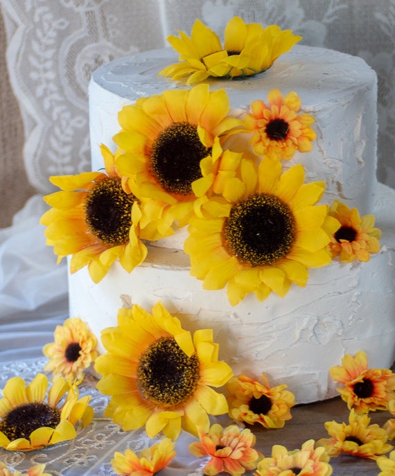 Baby Shower Decor Artificial Sunflower Party Decorations Etsy