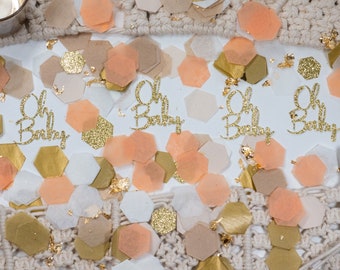 We Can Bearly Wait Baby Shower Decorations, Girl Baby Shower, Confetti